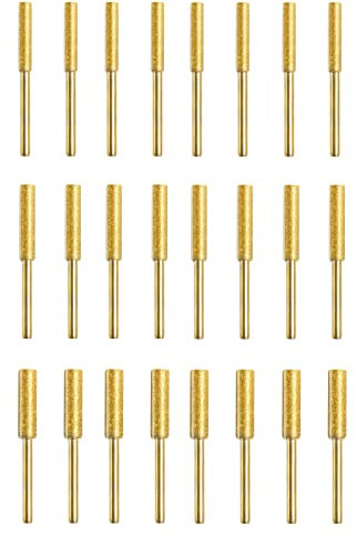 Kettensägenschärfer Zubehör,24 Stück Diamant Schleifkopf