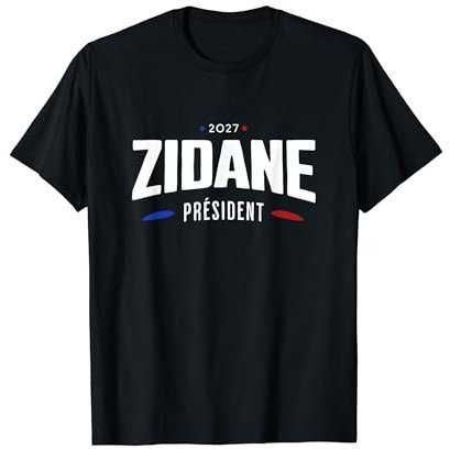 Zizou président 2027 Zidane élections France Foot T-Shirt