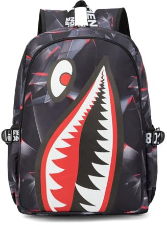 FANDARE Zaino per Bambini Ragazzo Zainetto Scuola Galaxy con Porta di Ricarica USB - Zaino Leggero Casual per Adolescenti