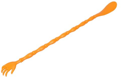 KOMBIUDA Gratte- Portatif Manche Grattoir à Démangeaisons Métallique Avec Chausse-pied Pour Homme Outil De Relaxation Multifonctionnel