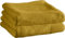 Erwin Müller Sommerdecke Siena im 2er-Pack, Baumwolldecke Ocker Größe 100x150 cm - luftig-leicht, weiche Qualität, sehr angenehm - 100% Baumwolle