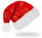 YMIFEEY Weihnachtsmütze für Erwachsene Nikolausmütze mit Plüschkrempe, Pailletten verziert, Plüsch Nikolaus Mütze Weihnachtliche Mütze Weihnachtsmann Mütze für Männer Frauen (Rot)