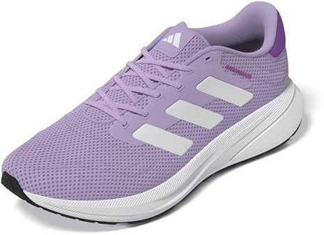 adidas Response Runner Shoes, Scarpe da Corsa Unisex-Adulto, Powder Plum/Ftwr White/Purple Burst, 44 2/3 EU