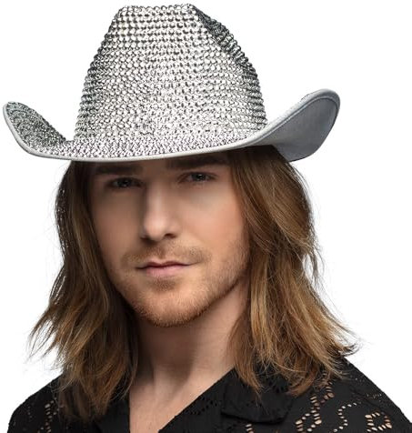 Boland - Cowboyhut Tomorrow, Hut für Faschingskostüme, Karneval, Mottoparty und JGA, Schwarz