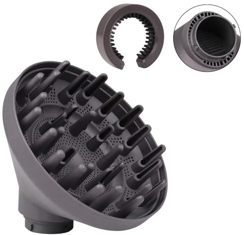 Laymi Diffusore adattatore per Dyson Airwrap HS08 HS05 HS01 airwrap, con filtro spazzola di pulizia, trasformabile per Airwrap Styler in asciugacapelli per capelli ricci ondulati, ricci