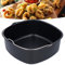 BigKing Moule Silicone Air Fryer, 22 cm Plat Air Fryer, Friteuse à Air Moule Pour Gâteau, Friteuse En Fer, Cuisine, Accessoires Air Fryer, Applicable à HD9925/HD9860/HD9905
