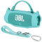 Peyyargo Housse en Silicone de Protection Compatible avec JBL Charge 6 Enceinte Portable (Vert Menthe)