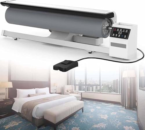TPTAWF Prensa de Vapor de Hierro de Rodillo de 900 mm con Control de Pedal de Vapor Continuo, máquina de Planchado de Hotel para Planchar sábanas largas