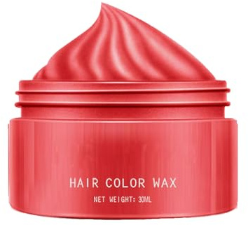 Miyanvuo Cire Colorante Pour Cheveux - Couleur Temporaire 30ml | Teinture Lavable Pâte Coiffante Pour Femmes Adolescents Fêtes Déguisements