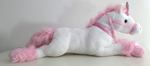 VARZI Selezione Cartoleria 1956 Peluche Unicorno Rosa 110cm
