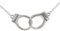 Serebra Jewelry Handschellen Charm Anhänger Kette Halskette aus 925 Sterlingsilber Polizei Freedom Freiheit