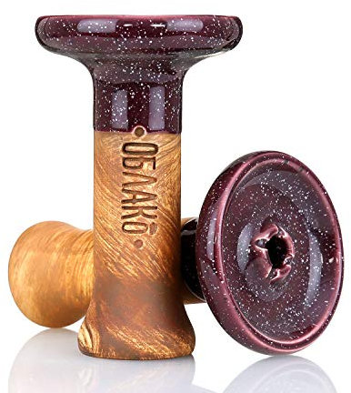 Oblako Foyer à tabac Phunnel S en terre cuite pour narguilé Blackberry Glazed