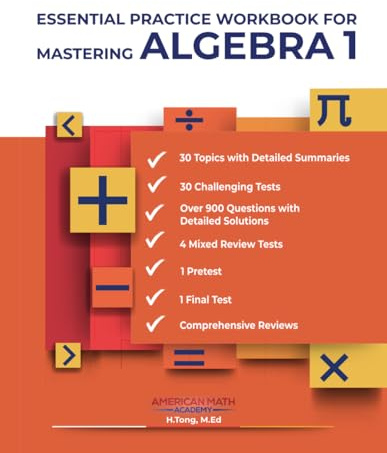 ESSENTIAL PRACTICE WORKBOOK FOR MASTERING ALGEBRA 1