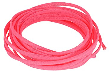 Bowdenzug-Cover Neon-Pink, Geflechtschlauch, Länge 5 Meter