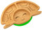 nohla ® - Tate The Turtle - Bamboo Baby Weaning Suction Plate - 15cm x 26cm - Spill-Proof Suction Base - Ideal from 6 Months - 100% Bamboo & FDA Silicone - Organic & BPA-Free - Green