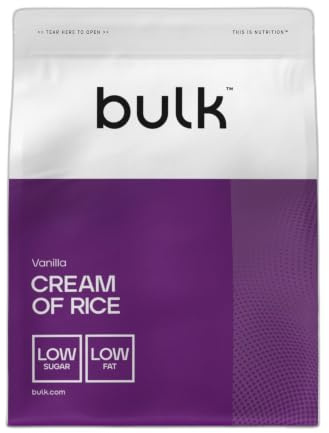 Bulk Cream of Rice, Vanilla, 2.5 kg | Carbohydrate Powder, 50 Servings