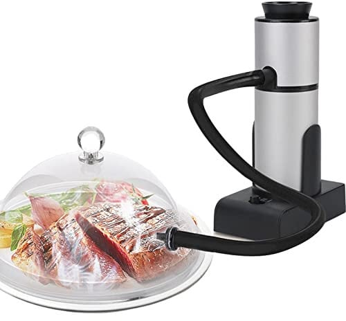 Fansheng Fumoir à Cocktail Portable - Pistolet à Fumée pour Boissons, Whisky, Poissons, Fruits de Mer, Fromages - Fumoir à Froid avec Tuyau pour Cuisine D'intérieur et Barbecue