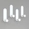 JS Self Adhesive Hooks Sticky Hooks Extra Strong Stick on Wall Over Door for Hanging Clothes Coat Robe Bath Towel in Bathroom Shower Kitchen