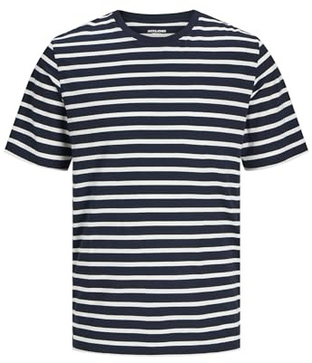 Jack & Jones Homme Jjeorganic Basic Tee O-Neck Noos T-Shirt, Navy Blazer 1., M EU