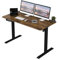 Panana Electric Standing Desk Height Adjustable Desk Ergonomic Stand Up Desk with Memory Setting (Brown, 120 x 60 cm)
