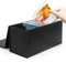 CD-Aufbewahrungsbox, DVD-Aufbewahrungsbox, langlebig, 13 x 14 x 30 cm, mit Deckel, für bis zu 30 CDs, Schwarz, 1 Stück