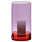REMEMBER Windlicht Lys Violett - 28 cm hoch - modernes Design Windlicht