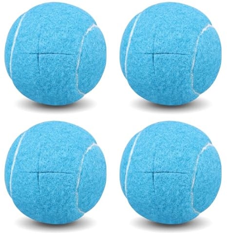 ANCKNE Walker Tennisbälle, vorgeschnittene Tennisbälle für Spaziergänger, 4 Stück, Universal-Beine, vorgeschnittene Gleitbälle, strapazierfähige, langlebige Filz-Pad-Gleitabdeckungen