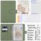KONVINIT Budget Planner Deutsch,A6 Sparchallenge Budgetplaner,Budget binder mit 8 Sparchallenges 1€ | 2€ | 5€ | 10€ | 1000€| 52 Wochen Finanzplaner Haushaltsbuch Geld organizer,olive