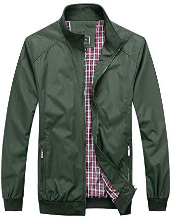 Blu Apparel Mens Harrington Jackets Bomber jacket men Sports Smart Casual Spring jackets for Men UK Black Navy S M L XL 2XL (UK, Alpha, XL, Regular, Regular, Green)