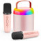 GeschenPark Karaoke Machine 2 Microphones, Girls Birthday Presents Girls Toys Age 3-12 Year Old Girl Gifts Toys for 3-18 Year Old Girls Kids Microphone Birthday Gifts for Girls