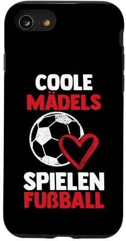 Fußballspieler Coole Mädels Spielen Fußball Hülle für iPhone SE (2020) / 7 / 8