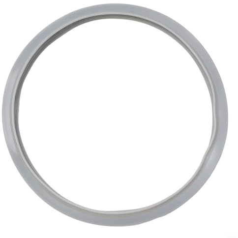 Ersatz-Dichtungsringe aus Silikon für Schnellkochtopf, hitzebeständig, klare Gummidichtung, Herd-Ersatzteile für Edelstahl-Kochfelder (18 cm)