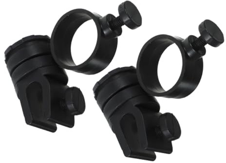 LIFKOME 2 Stück Schutzhelm-Lichtclips Helmlicht-Clip-Halterung Taschenlampen Halterung Für Sichere Befestigung Bei Feuerwehr Wartung Camping Und Outdoor-Einsatz