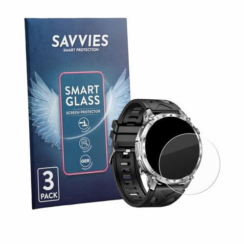 Savvies Schutzglas für Miecgth IW13 1.7 | 3 Stück Transparenter Displayschutz Made in Germany Panzer Schutz Glas 9H Schutzfolie HD Klar Blasenfrei Einfache Montage