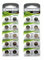 20x Camellion AG13 L1154 LR44 A76 157 V13GA Alkaline Batterie (20 Stück)