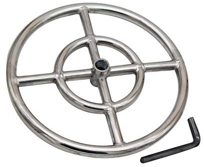 Meter Star 304 Edelstahl Propangas-Feuerstelle Ringbrenner