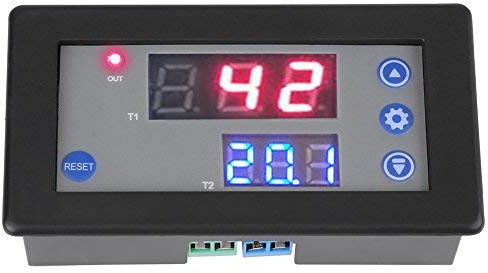 12V Timing Delay Relaismodul Zyklus Timer Digital LED Doppelanzeige Zeitrelais Mit Digitaler Anzeige Für Automatisierungssysteme
