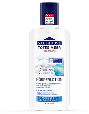 Salthouse Körberlotioin Totes Meer Therapie Spar-Set 2x250mlFeuchtigkeitsspendende Formel mit einem dezent natürlichen Lavendelduft