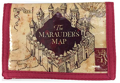 Harry Potter Karte des Rumtreibers, dreifach gefaltete Geldbörse, mehrfarbig, Einheitsgröße, Kompakt
