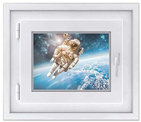 Fenster-Deko Fensterbild I Sonnenschutz Fenster Aufkleber I Deko für Bad, Küche, Kinderzimmer - Farbecht, Robust, Lichtdurchlässig - Made in Germany