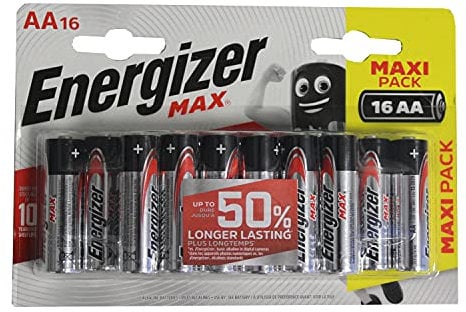 Blister 16 pile stilo AA - Energizer Max