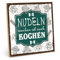 TypeStoff Holzschild mit Spruch – Nudeln – im Vintage-Look mit Zitat als Geschenk und Dekoration zum Thema Kochen und Küche - HS-00856