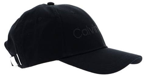 Calvin Klein Ck Must Minimum Logo Cap Kappe, Damen, Schwarz (Ck Black), Os
