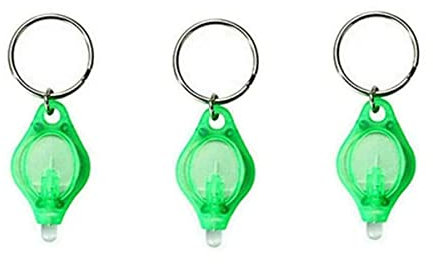 MACHSWON 3 llaveros mini linternas, con luz UV, comprobador de dinero, con luz LED, detector de dinero, color verde