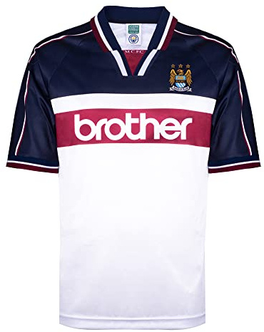 Score Draw Manchester City 1998 Away Retro Shirt
