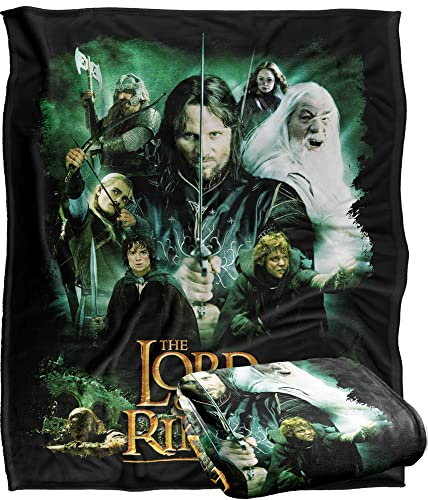 LORD OF THE RINGS The Blanket, 152 x 127 cm Hero Group Silky Touch Super Soft Throw Blanket