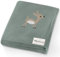 Bleu La La Empfangs Babydecke - 100% Luxuriöse Weichbaumwollstrick Warme Gemütliche Kuscheldecke für Kinderwagen und WiegePuckdecke für Neugeborene Säuglinge und Kleinkinder (Rehkitz - Salbei)