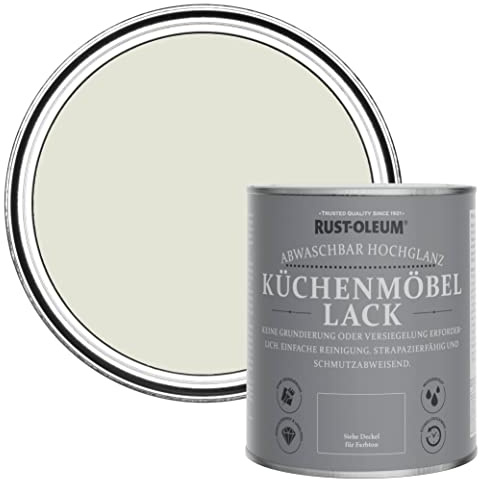 Rust-Oleum Beige Kitchen Cupboard Paint in Gloss Finish - Portland Stone 750ml