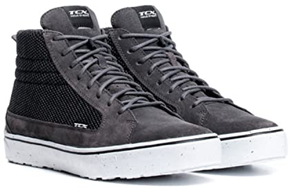 TCX Herren Street 3 Air Motorradstiefel, Grau Weiß, 44 EU
