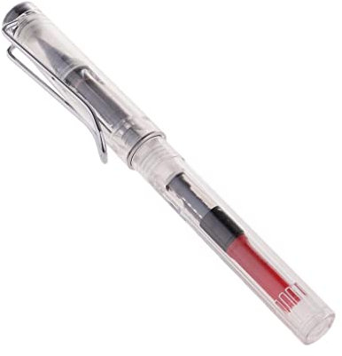 misppro Calligraphy Fountain Brush Pen Painting Artist Sketch Manga Marker - White Purple - Clear